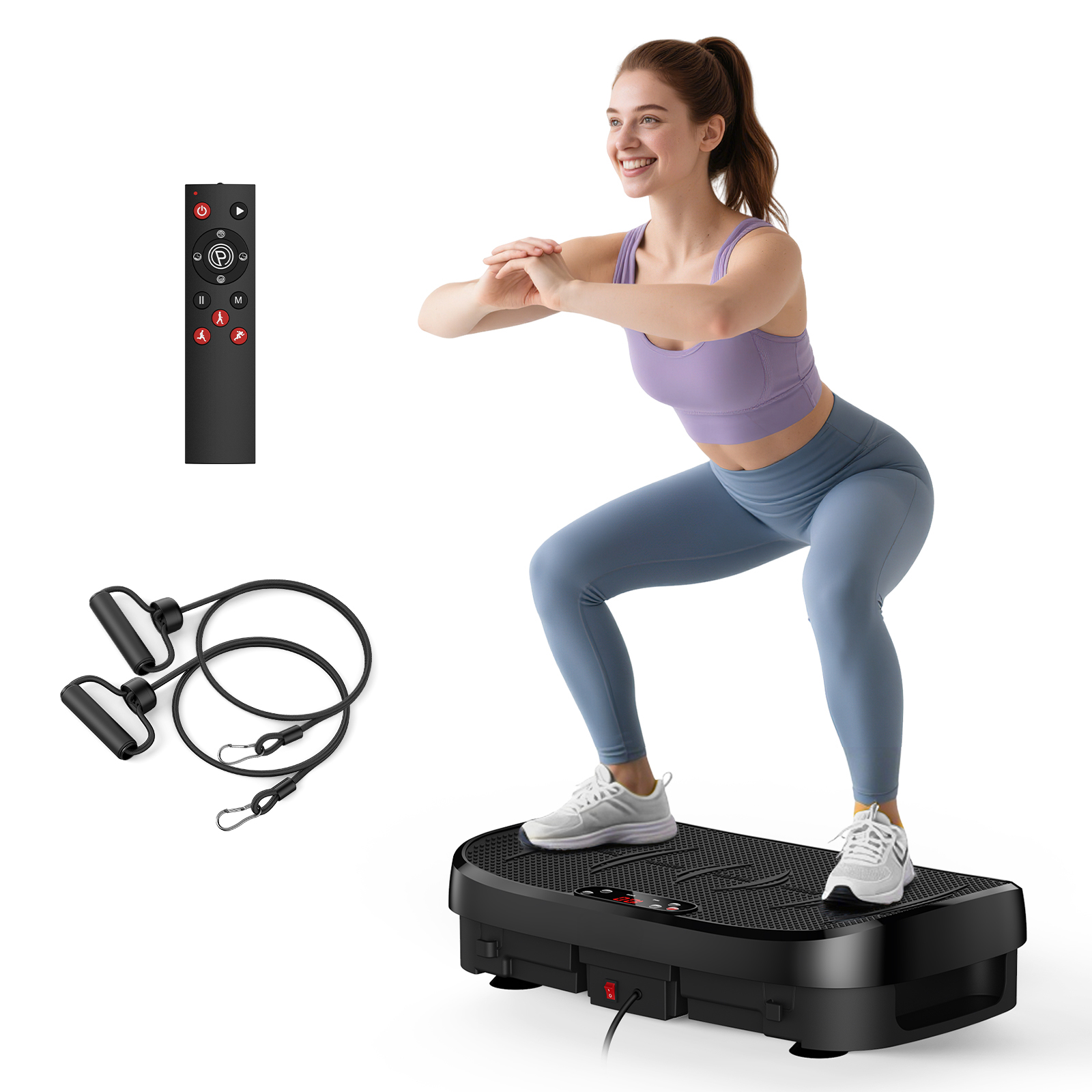 Home Gym Tunturi - Виброплатформа для сжигания жира, фитнес-тренажер для