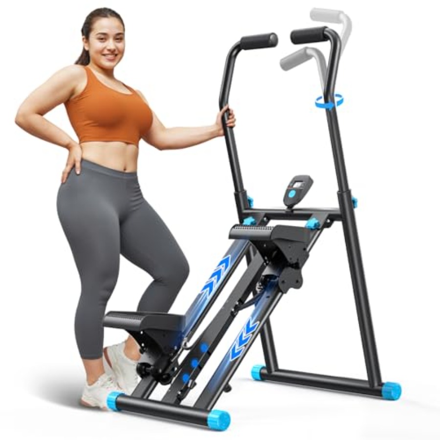 Home Gym Compact - Домашний степпер: стальная рама черного цвета,