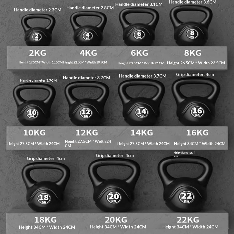 Home Gym House - 2026 Фитнес-гантель-гиря 8 кг с регулируемым
