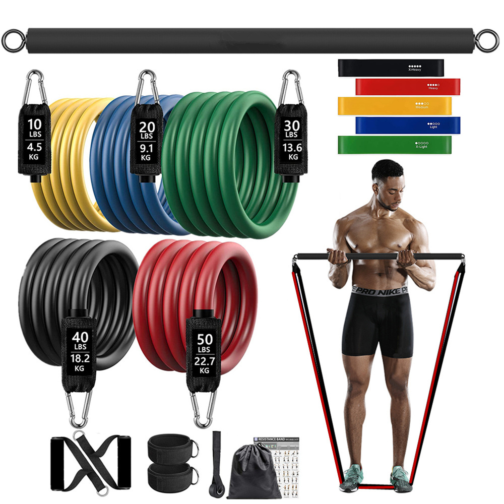 Home Gym Tunturi - 150 фунтов, эластичная лента для фитнеса,