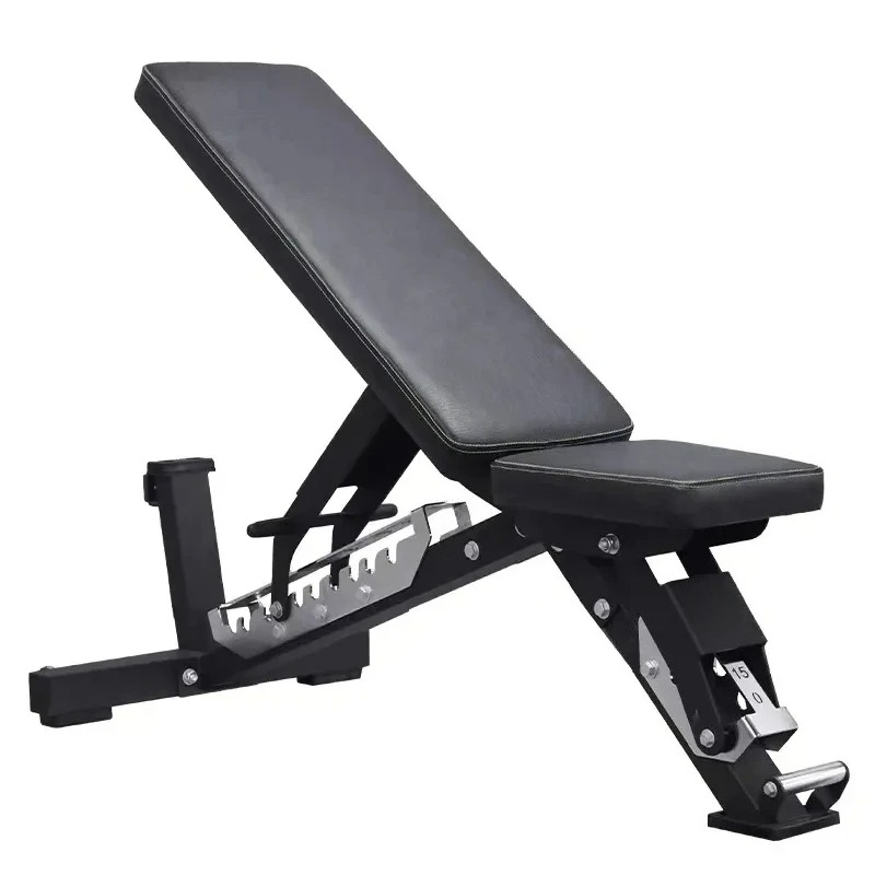 Home Gym Bench - Регулируемая складная скамейка с гантелями —