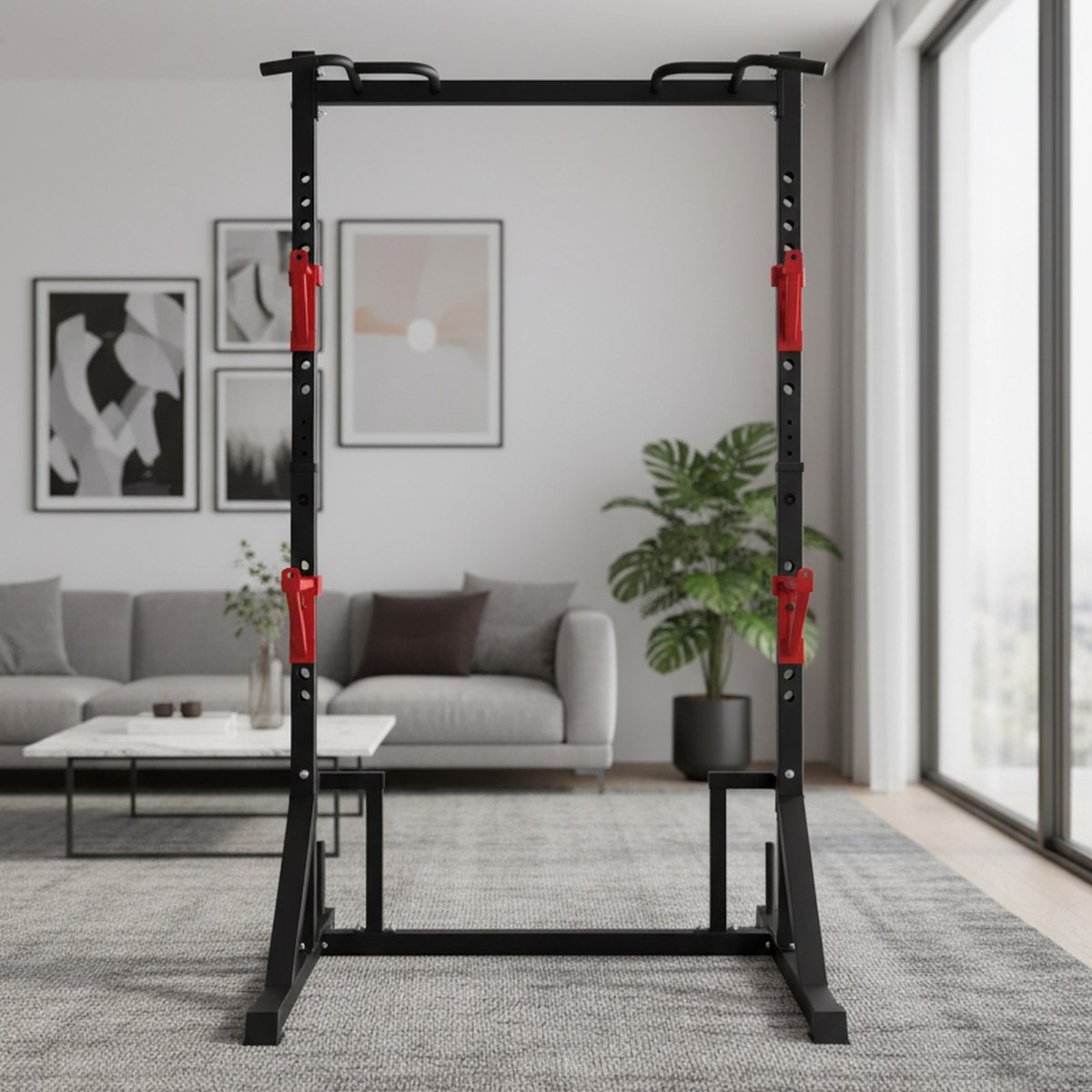 Регулируемая силовая стойка с  – обзор и цена Home Gym Fitness