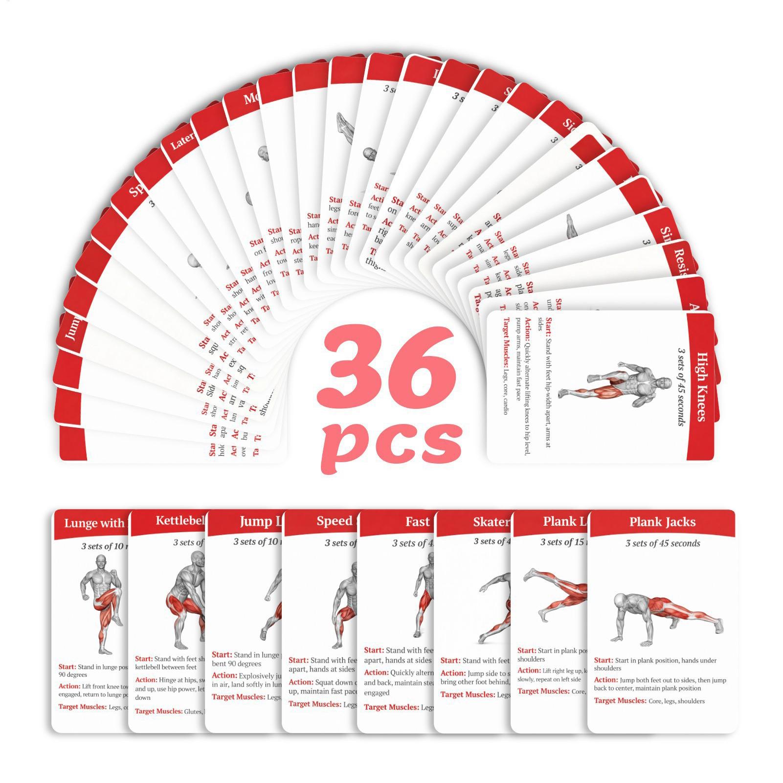 Карточки для тренировок, набор – обзор и цена Home Gym Kit For Men