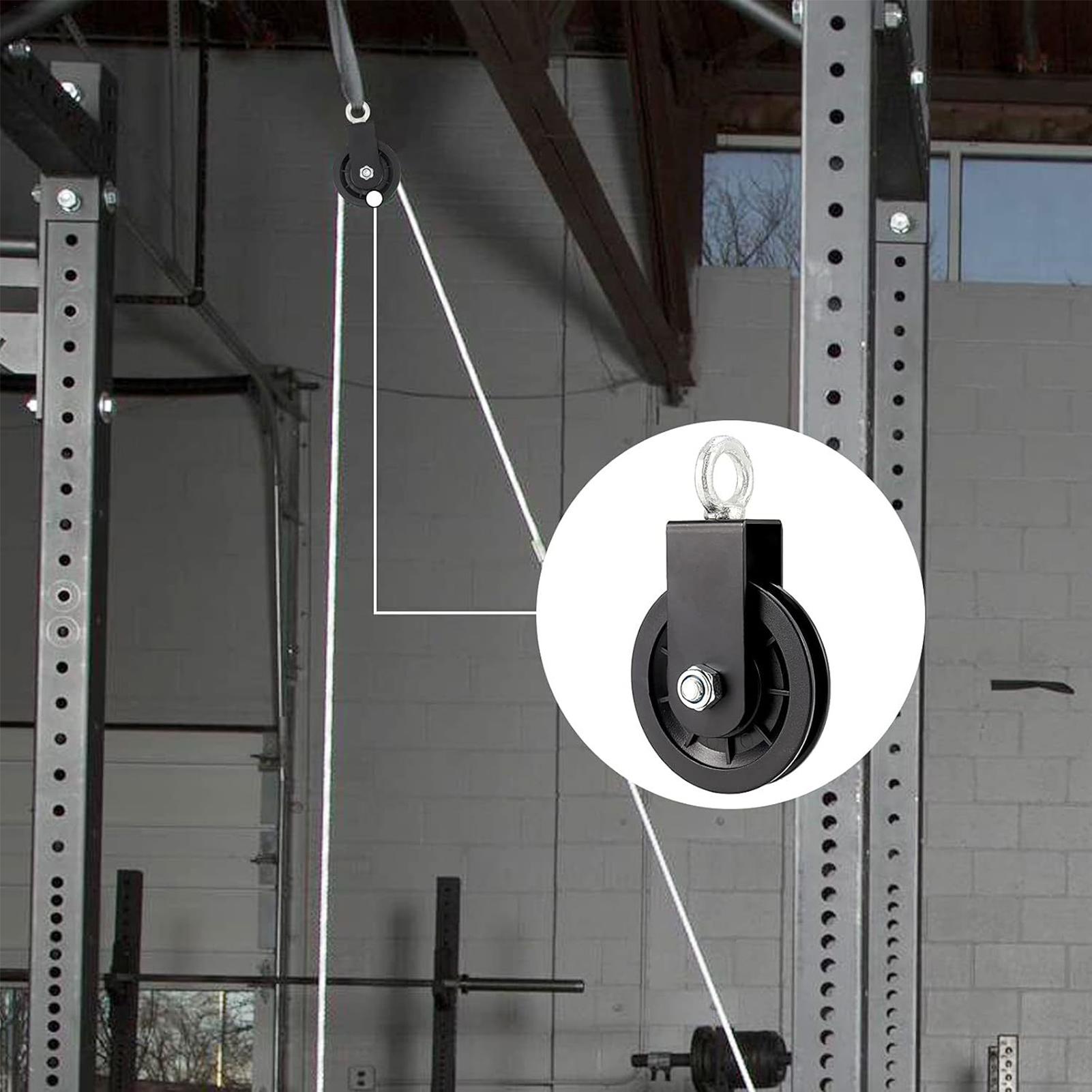 Шкив для спортзала, сверхмощно – обзор и цена Home Gym Pulley System