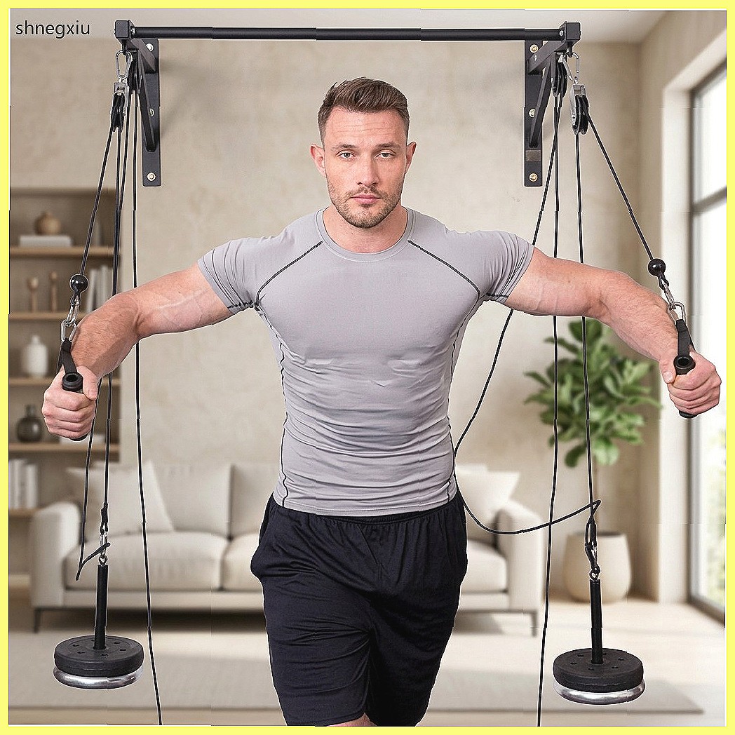 Настенная система блоков-ролик – обзор и цена Home Gym Pulley System