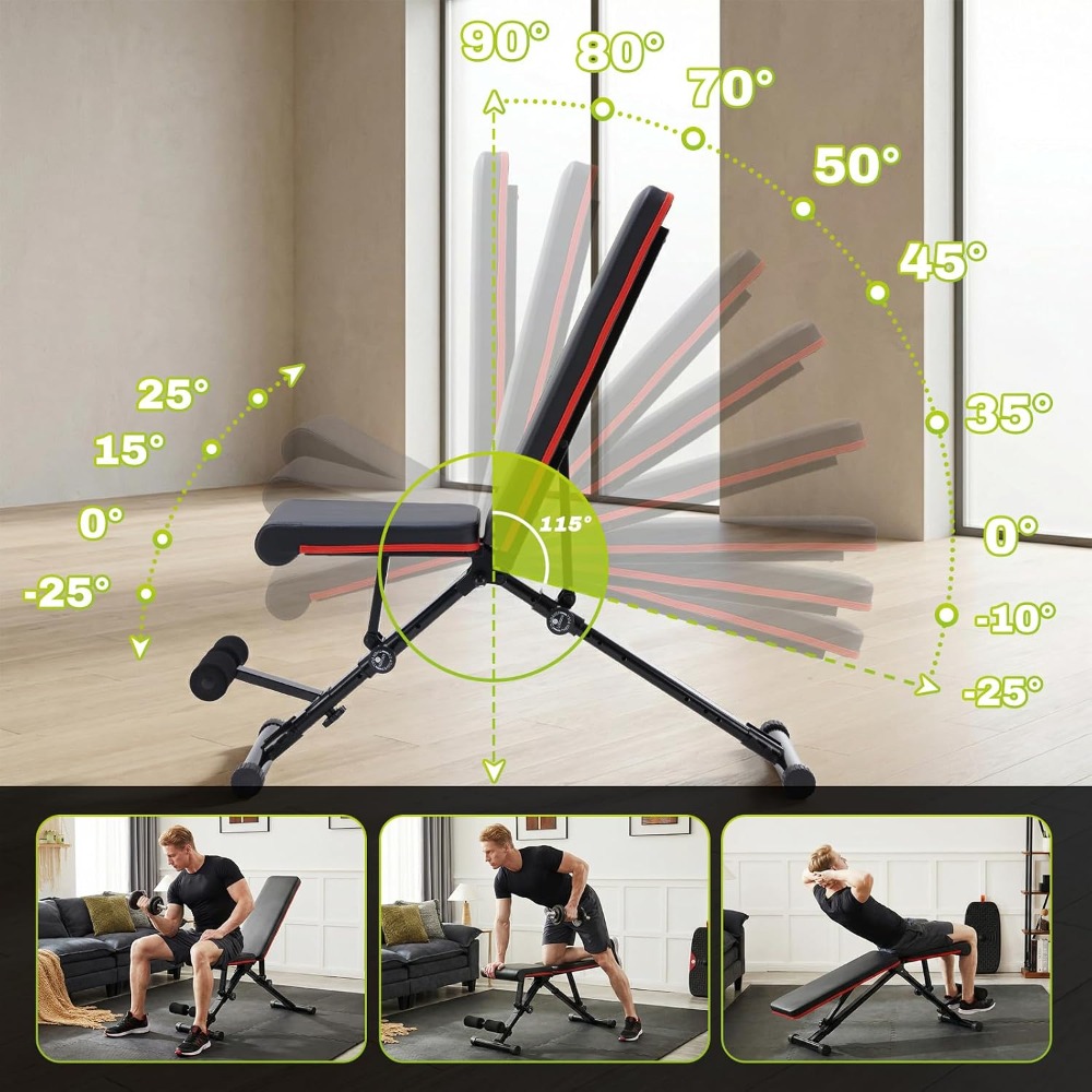 Регулируемая скамья для силовы – обзор и цена Home Gym Bench