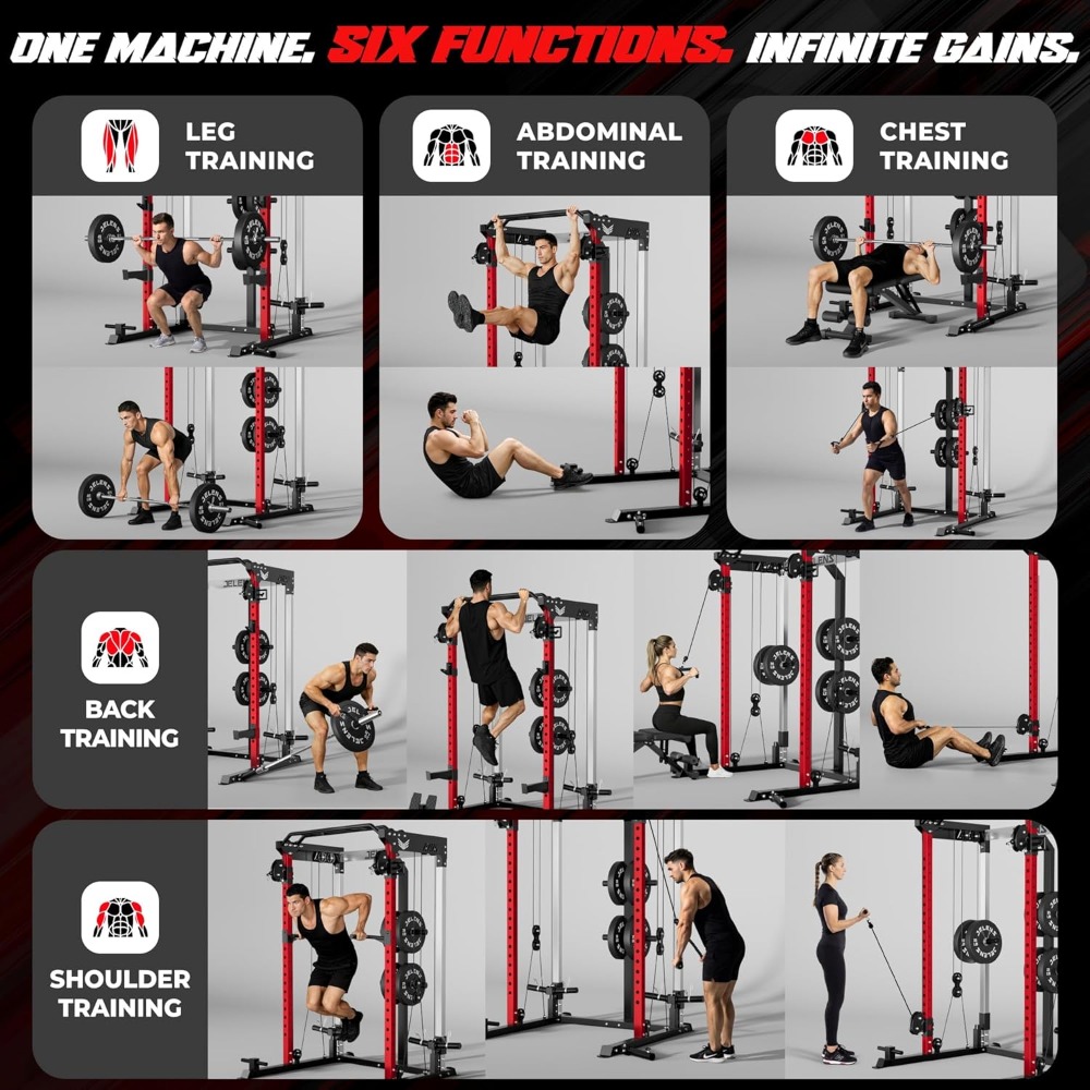 Многофункциональная силовая ст – обзор и цена Home Gym Rack With Cables