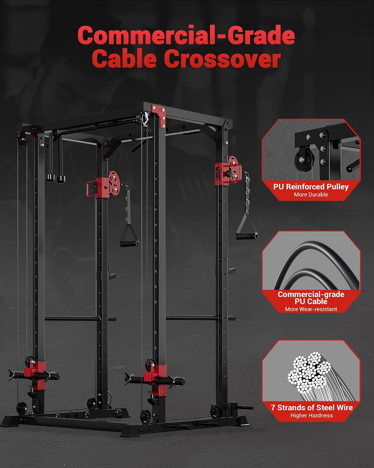Многофункциональная силовая ра – обзор и цена Home Gym Rack With Cables