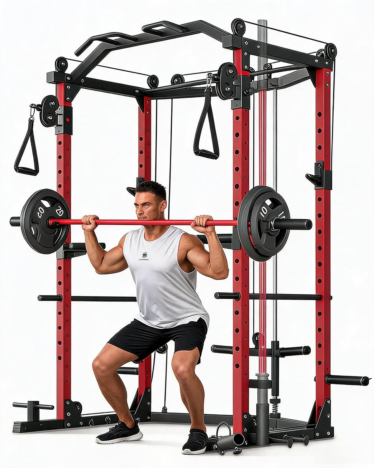 Многофункциональная силовая ра – обзор и цена Home Gym Rack With Cables