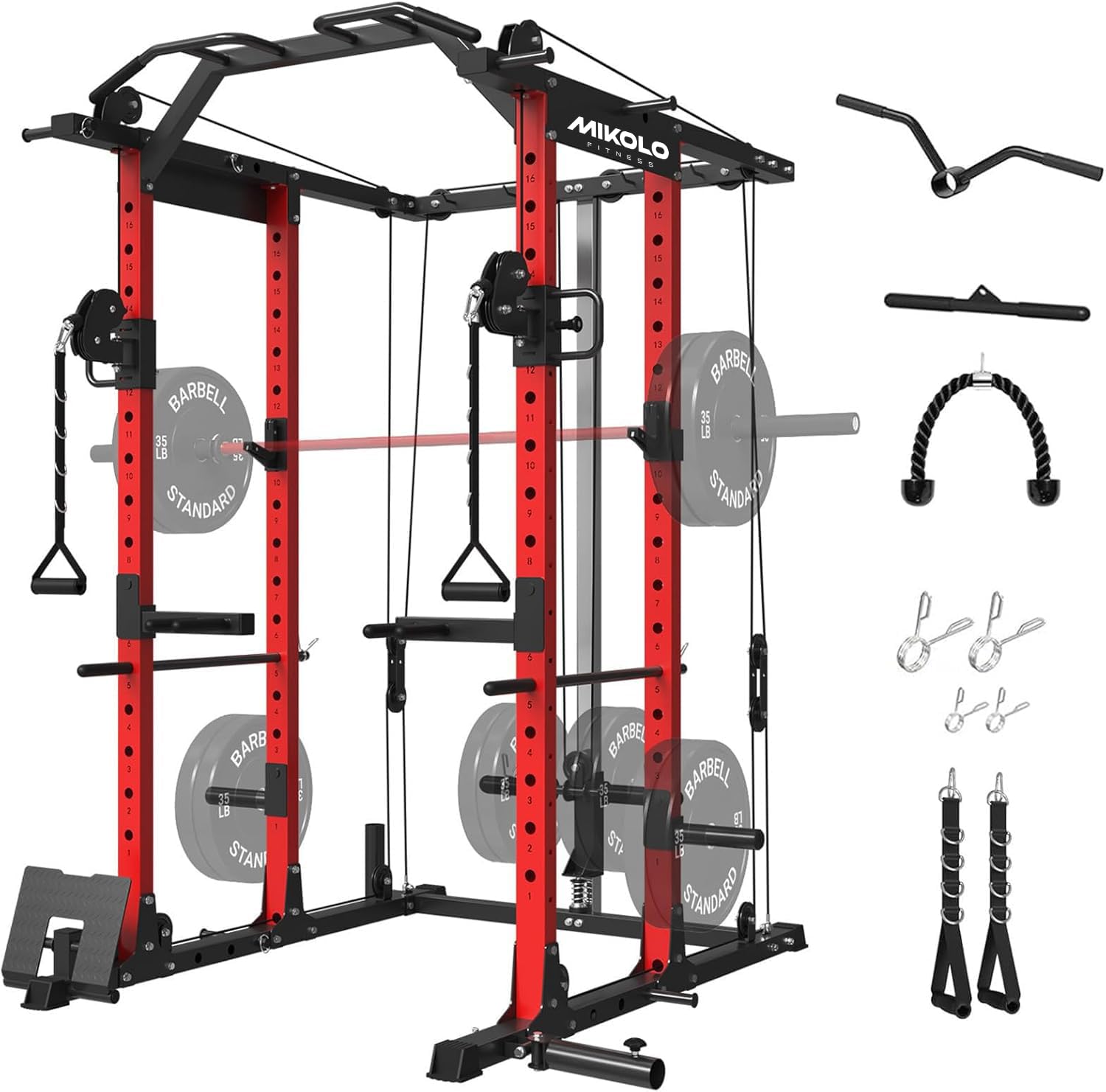 Тренажерный комплекс с кроссов – обзор и цена Home Gym Rack With Cables