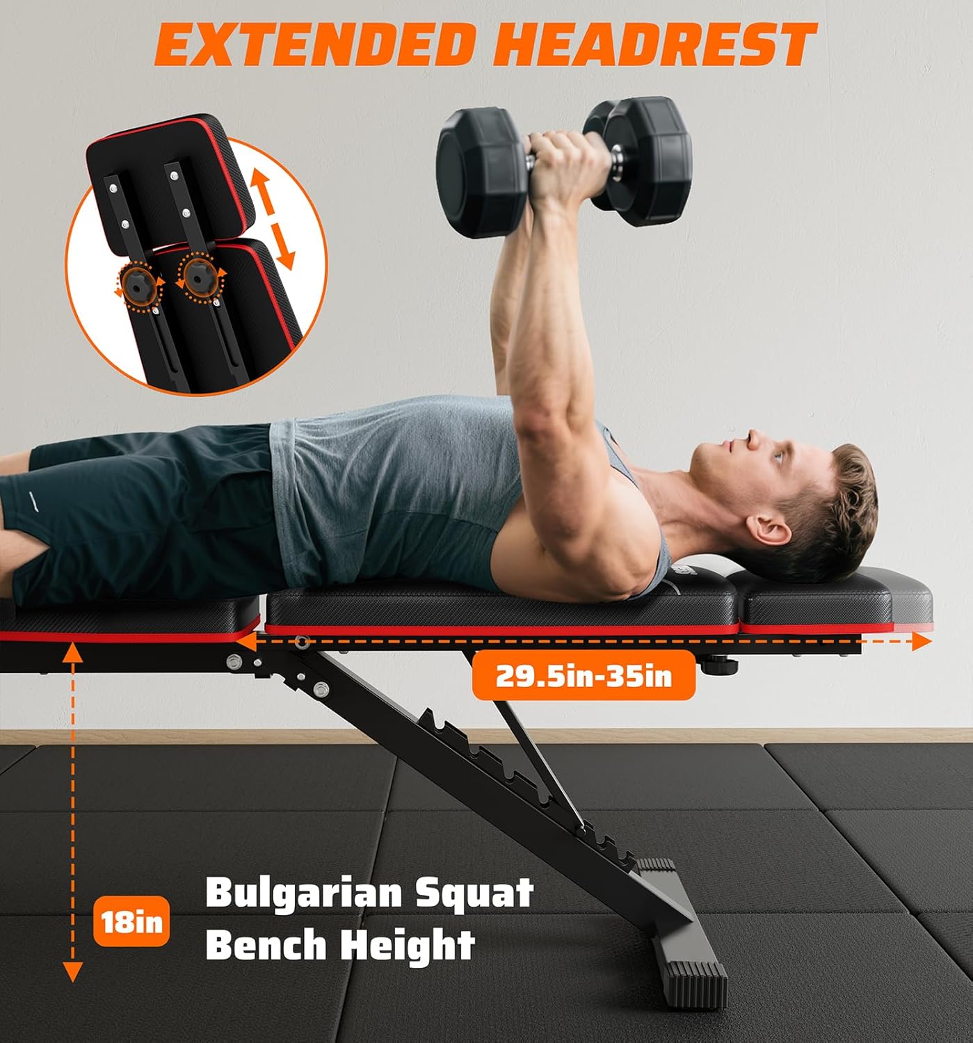 Складная скамья для домашнего  – обзор и цена Home Gym Bench