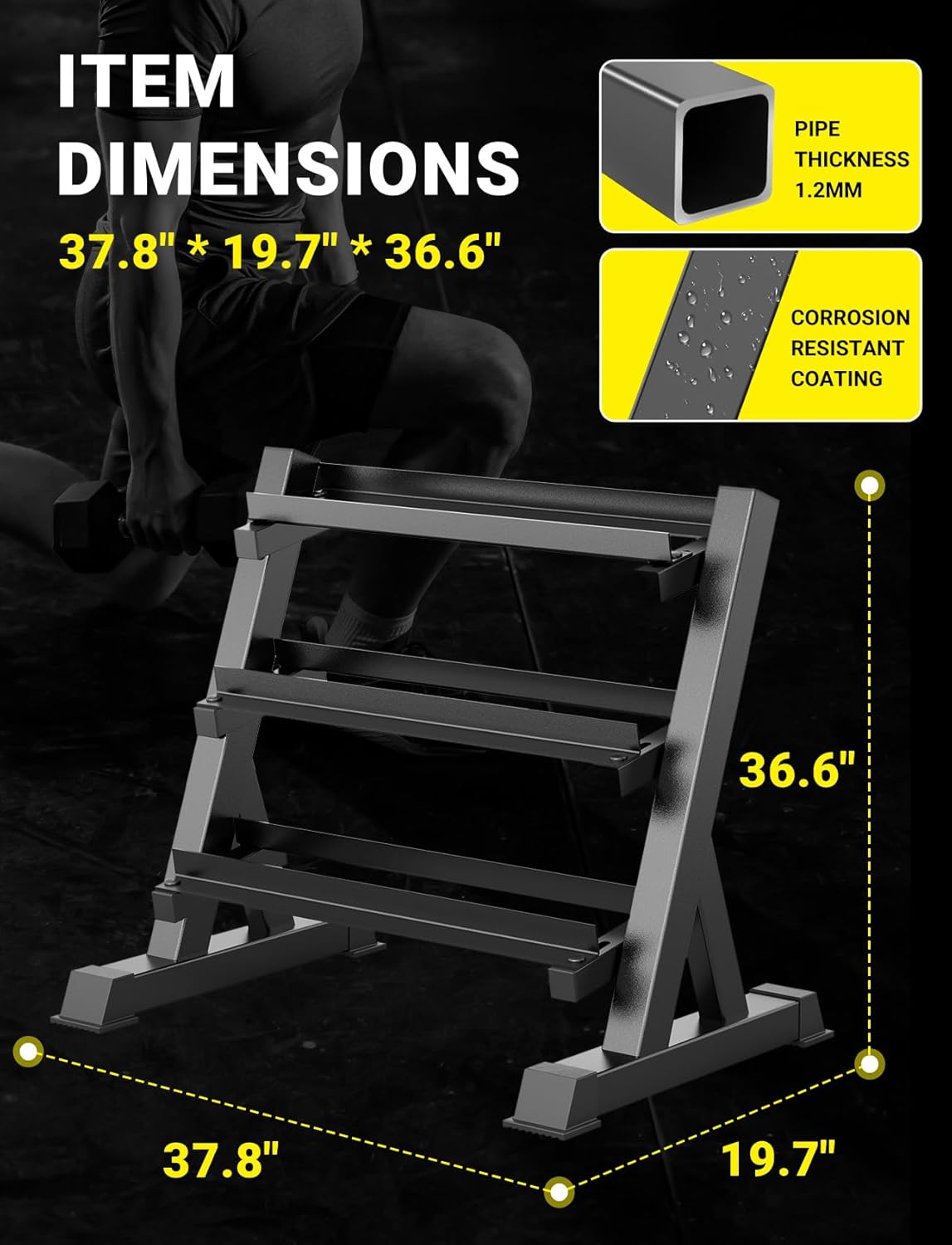 Стойка для гантелей для домашн – обзор и цена Home Gym Compact